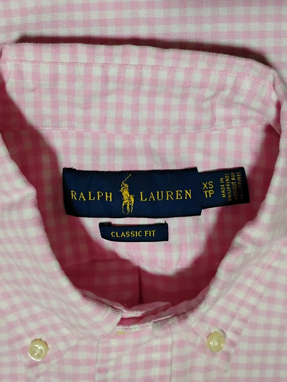 Polo by Ralph Lauren Pink Gingham Button-Down Shirt